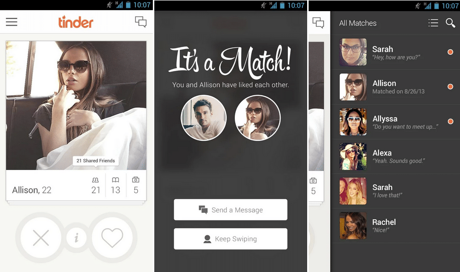 Tinder : la rencontre absente