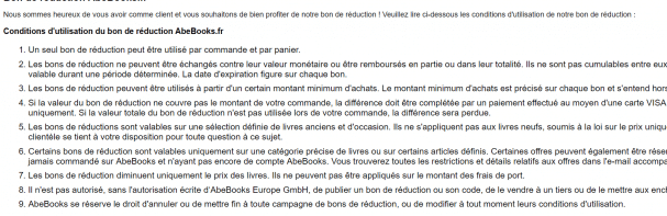 code r&eacute;duction abebooks