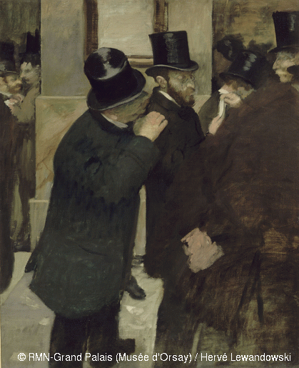 degas - Portaits à la Bourse