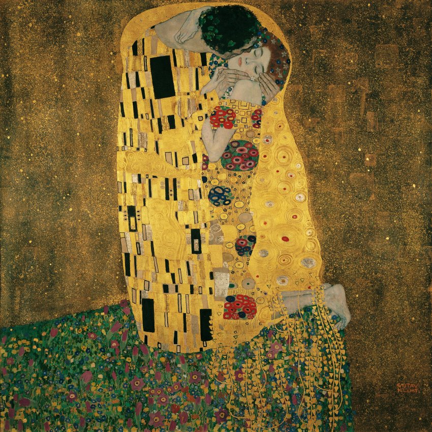 Gustav Klimt - Le Baiser - 1909